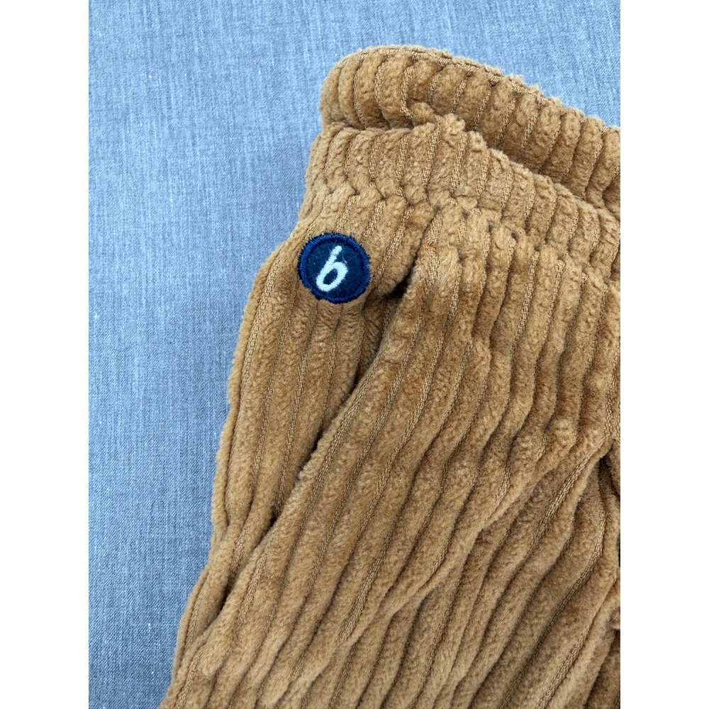 Brava Fabrics Mens Organic Cotton Corduroy Pants BrownSize 36 Wide Wale Trousers - Picture 3 of 7